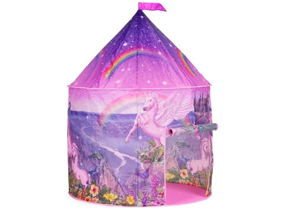 ECOTOYS Dětský stan na hraní Jednorožec