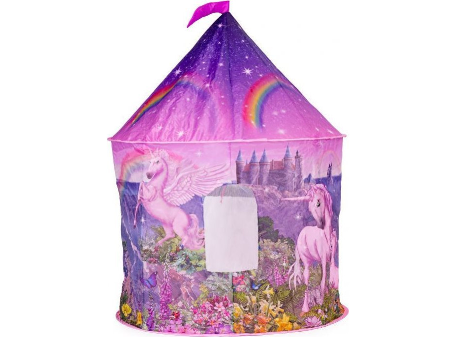 ECOTOYS Dětský stan na hraní Jednorožec