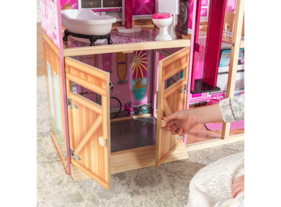 KIDKRAFT Domeček pro panenky Shimmer Mansion s vybavením