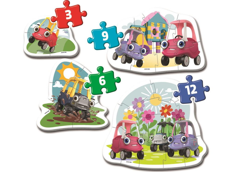 CLEMENTONI Moje první puzzle Little Tikes 4v1 (3,6,9,12 dílků)