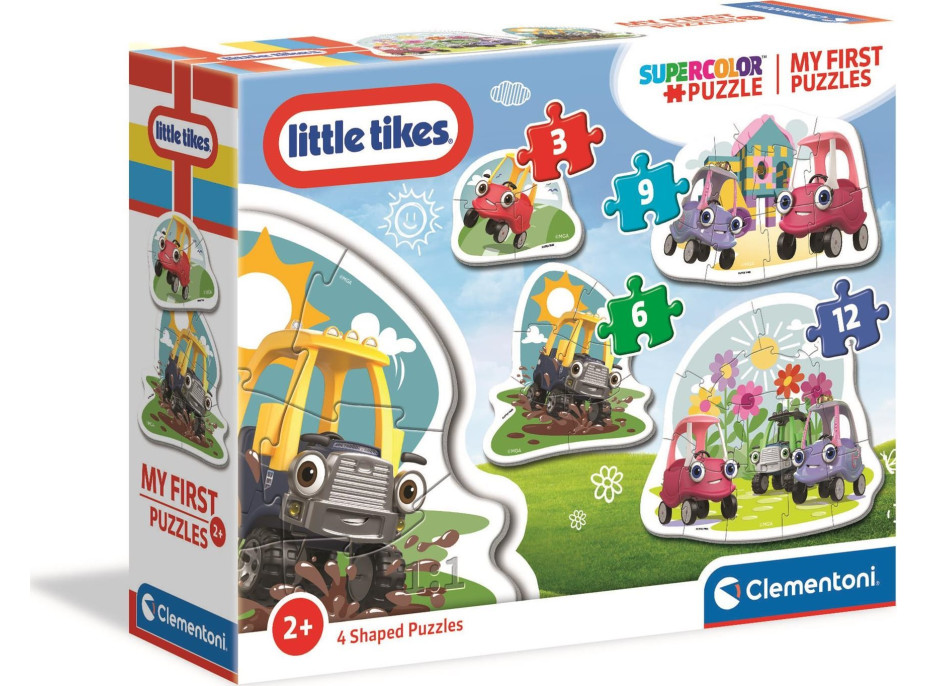 CLEMENTONI Moje první puzzle Little Tikes 4v1 (3,6,9,12 dílků)