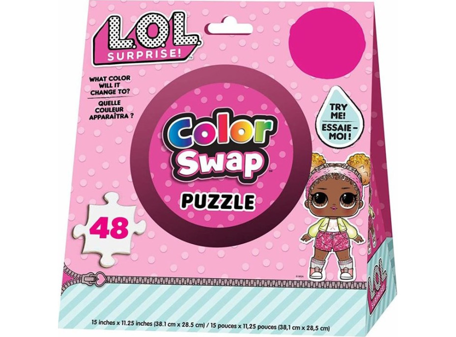 SPIN MASTER Puzzle L.O.L. Surprise Color Swap 48 dílků