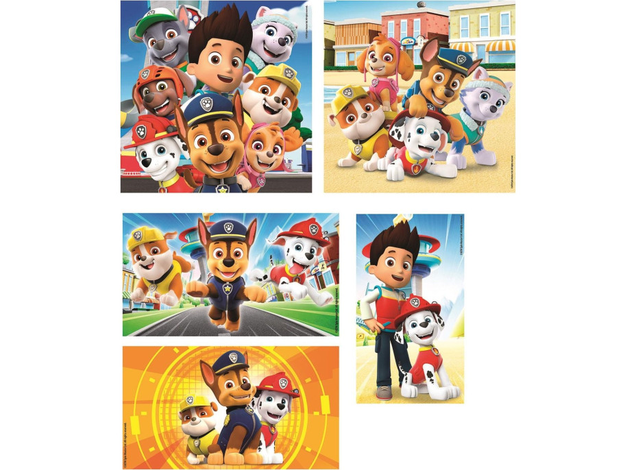 CLEMENTONI Puzzle Tlapková patrola 10v1