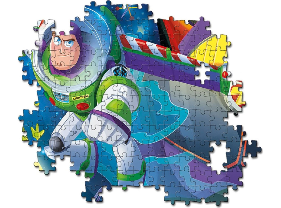 CLEMENTONI Svítící puzzle Příběh hraček 104 dílků