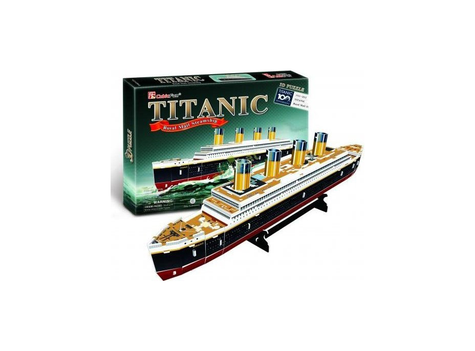 CUBICFUN 3D puzzle Titanic (malý) 35 dílků