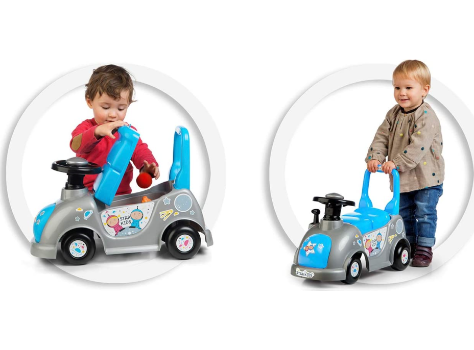 CHICOS Odrážedlo Star Kids 3v1 modré