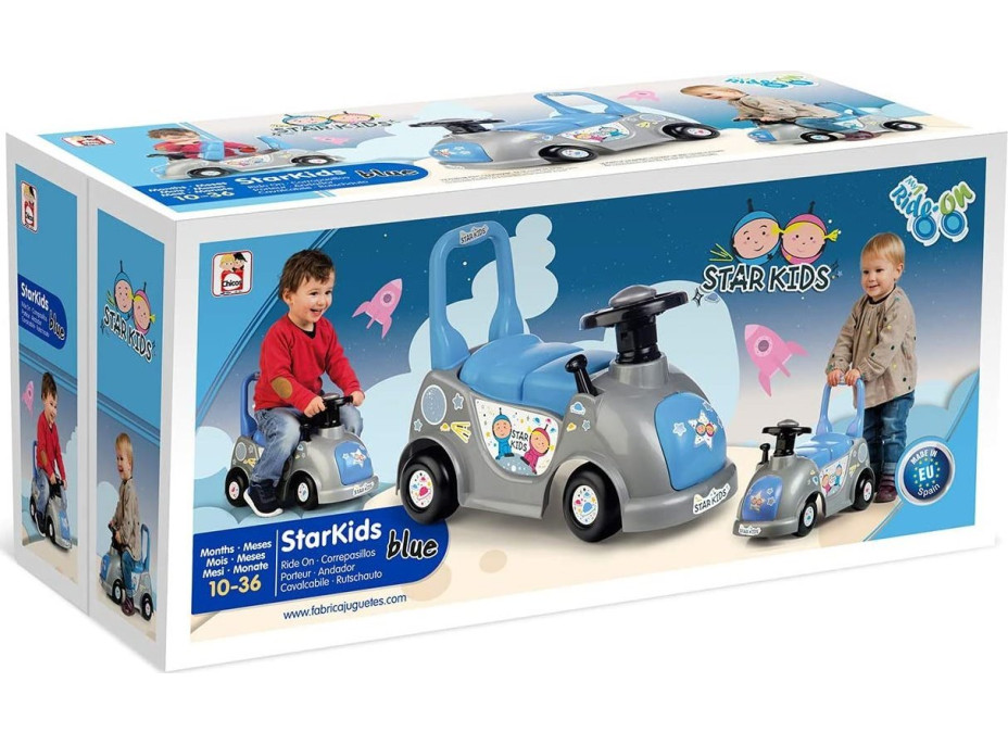 CHICOS Odrážedlo Star Kids 3v1 modré