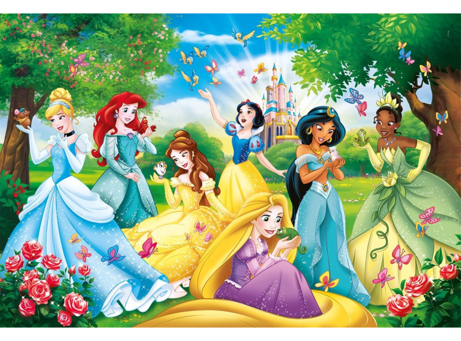 CLEMENTONI Puzzle Disney princezny MAXI 60 dílků