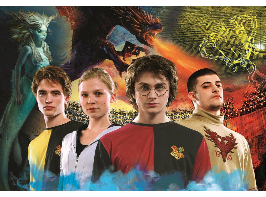 CLEMENTONI Puzzle Harry Potter a Ohnivý pohár 1000 dílků