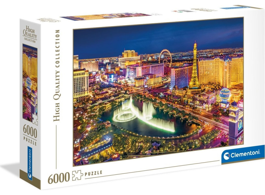 CLEMENTONI Puzzle Las Vegas 6000 dílků
