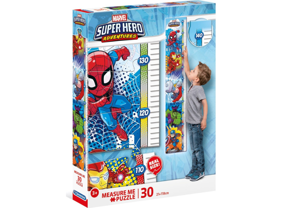 CLEMENTONI Puzzle metr Marvel: Super Hero Adventures 30 dílků