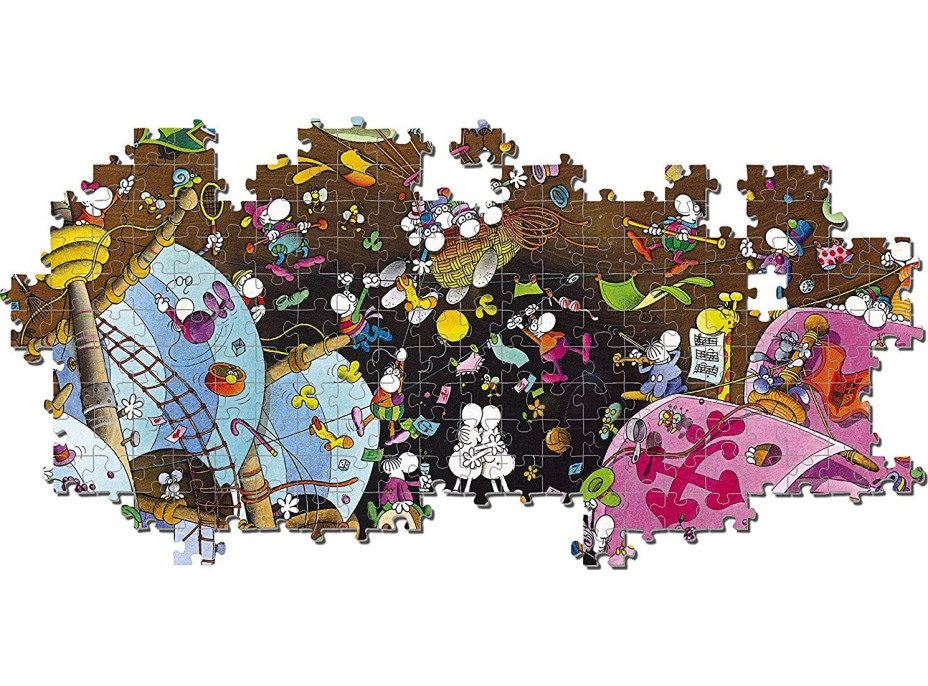 CLEMENTONI Puzzle Mordillo: Polibek 6000 dílků