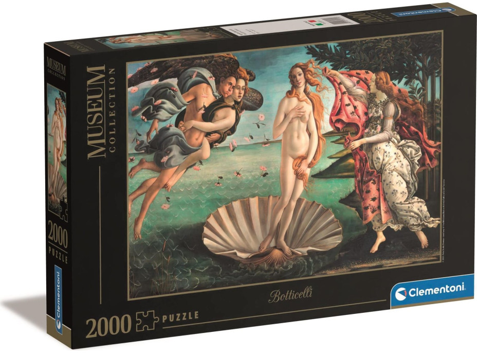 CLEMENTONI Puzzle Museum Collection: Zrození Venuše 2000 dílků