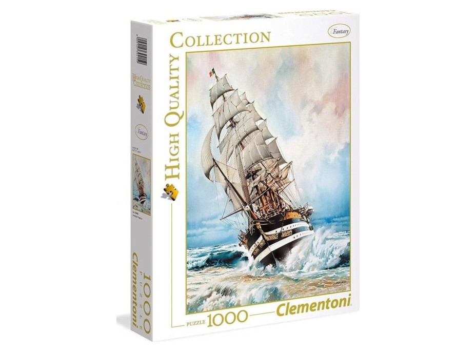 CLEMENTONI Puzzle Plachetnice - Amerigo Vespucci 1000 dílků