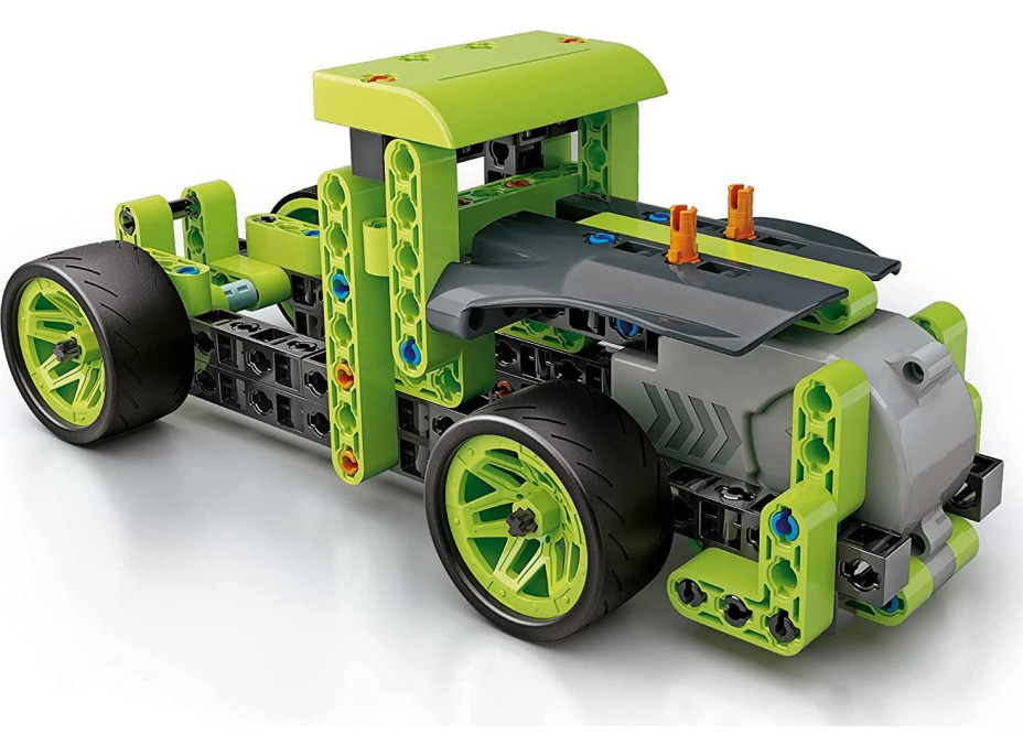 CLEMENTONI Science&Play Mechanická laboratoř 2v1 Hot Rod a Race Truck