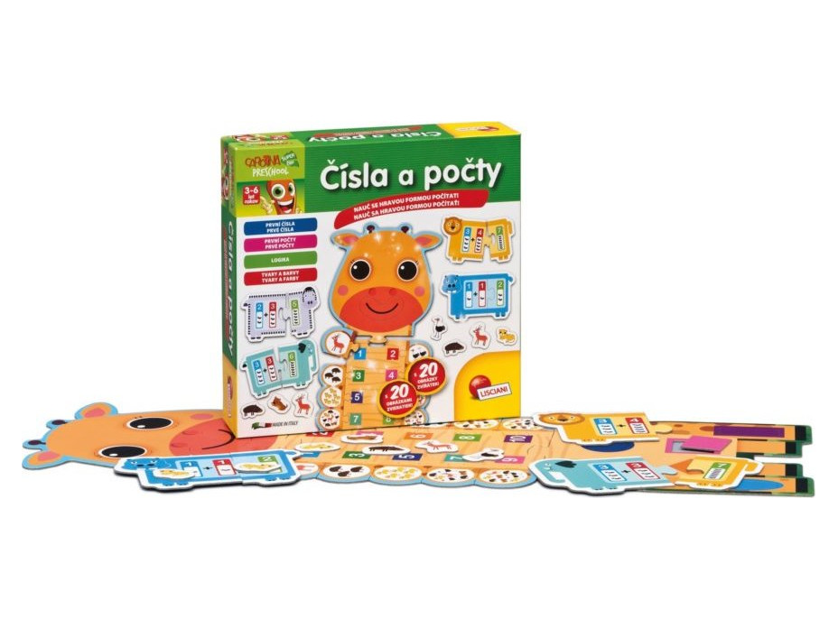 LISCIANI Baby puzzle Čísla a počty