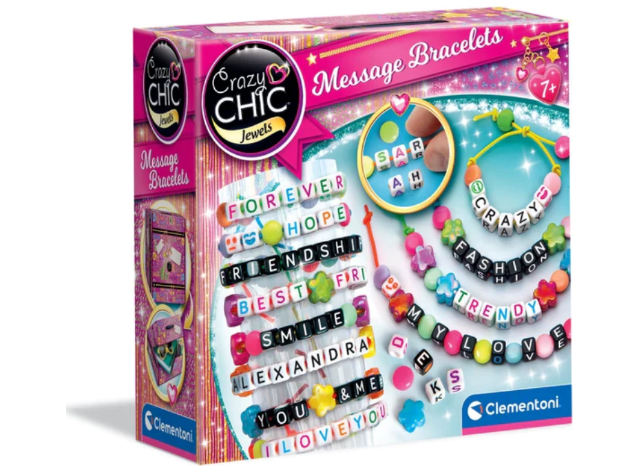 CLEMENTONI Crazy Chic Náramky se vzkazy CLEMENTONI Crazy Chic Náramky se vzkazy