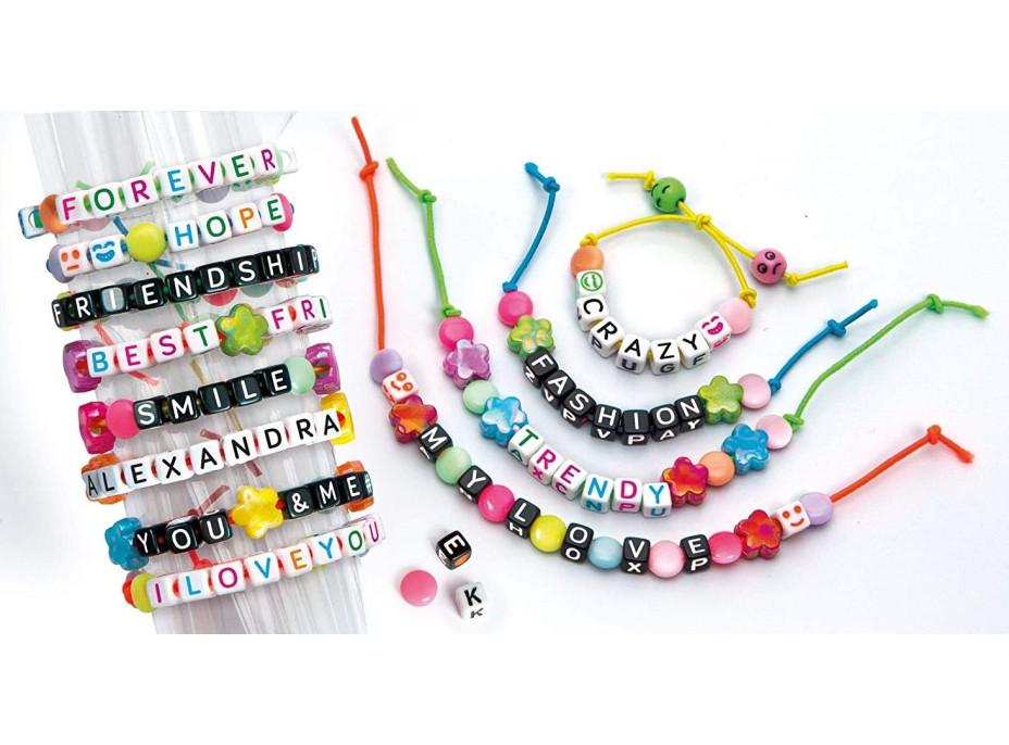 CLEMENTONI Crazy Chic Náramky se vzkazy