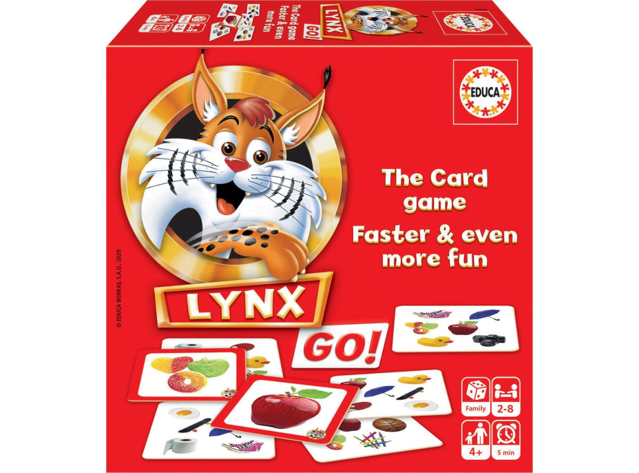 EDUCA Karetní hra Lynx Go! 6v1