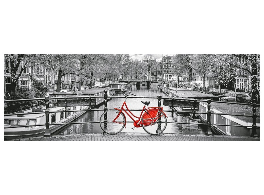 CLEMENTONI Panoramatické puzzle Amsterdam 1000 dílků