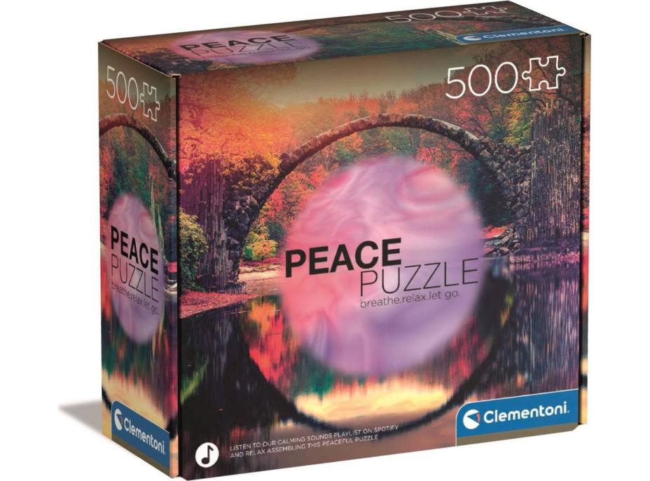 CLEMENTONI Peace puzzle: Rozjímání 500 dílků