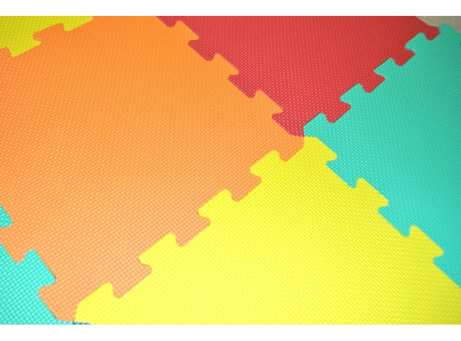 SUN TA TOYS Pěnové puzzle barevné S4 (30x30)