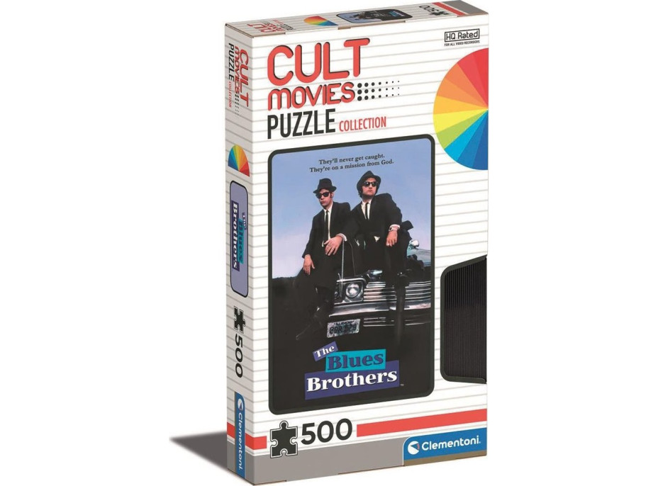 CLEMENTONI Puzzle Cult Movies: Bratři Bluesovi 500 dílků