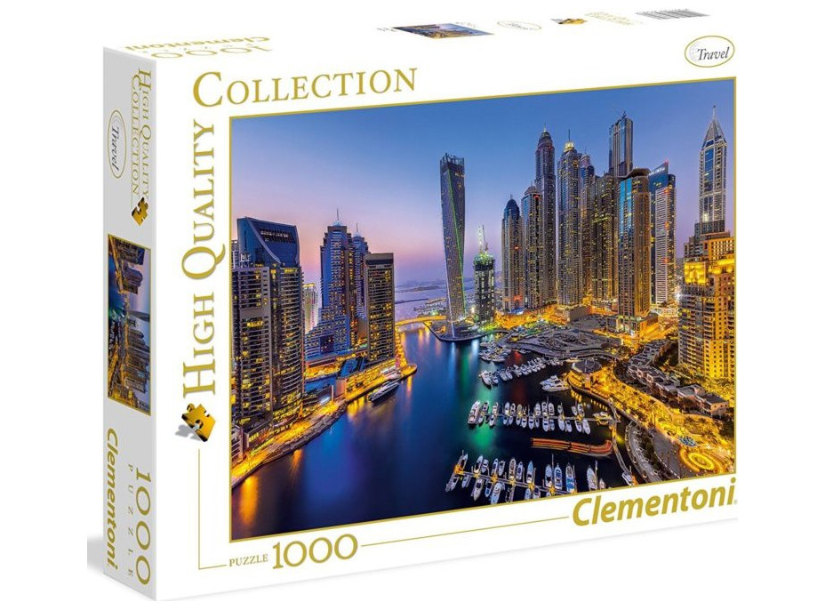 CLEMENTONI Puzzle Dubaj 1000 dílků