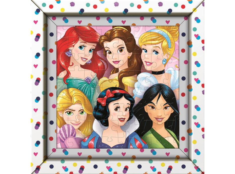 CLEMENTONI Puzzle Frame Me Up Disney princezny 60 dílků
