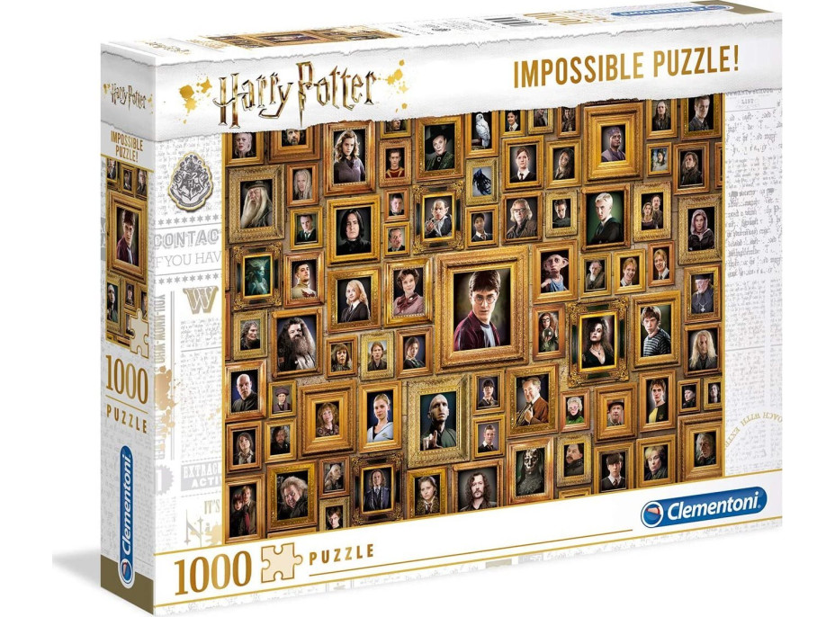 CLEMENTONI Puzzle Impossible: Harry Potter 1000 dílků