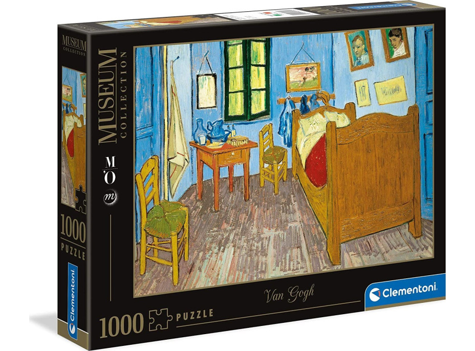 CLEMENTONI Puzzle Museum Collection: Ložnice v Arles 1000 dílků