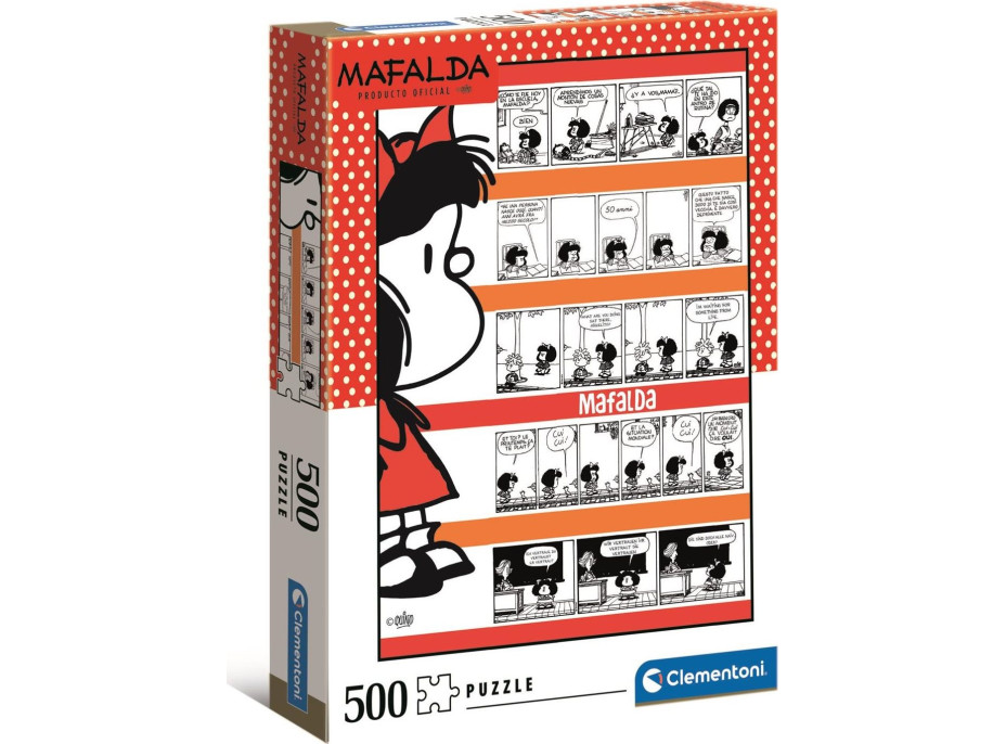 CLEMENTONI Puzzle Mafalda 500 dílků