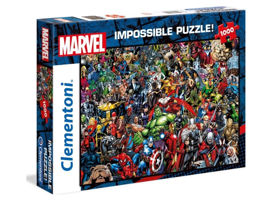 CLEMENTONI Puzzle Impossible: Marvel 1000 dílků
