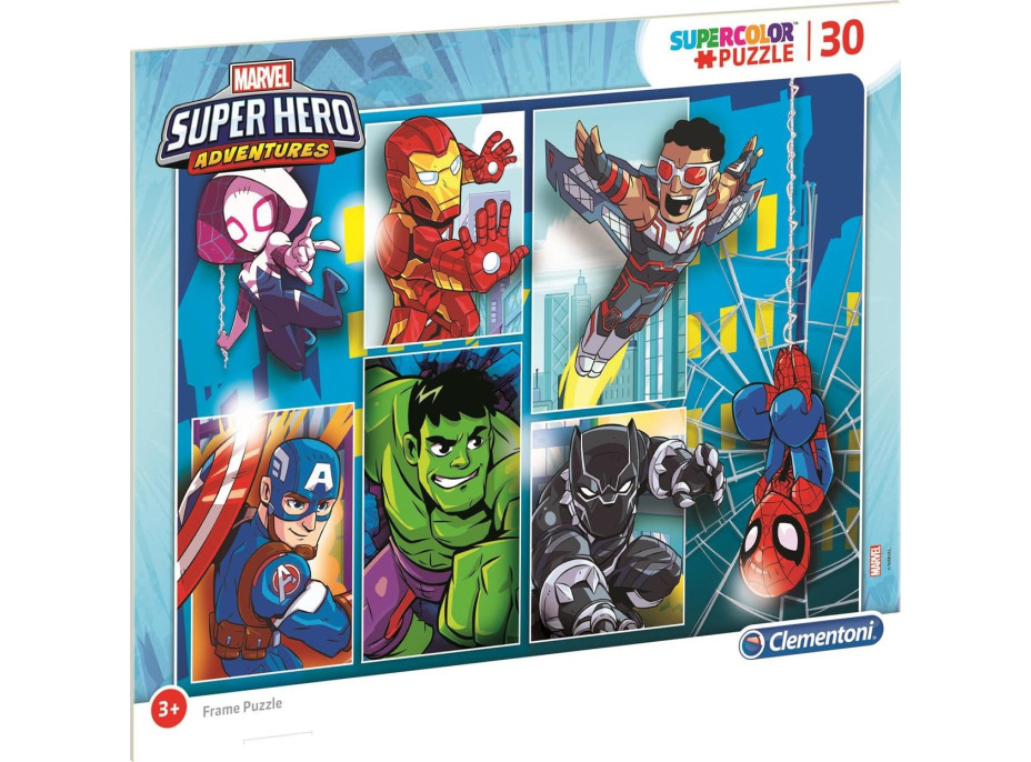 CLEMENTONI Puzzle Marvel Super Hero Adventures 30 dílků