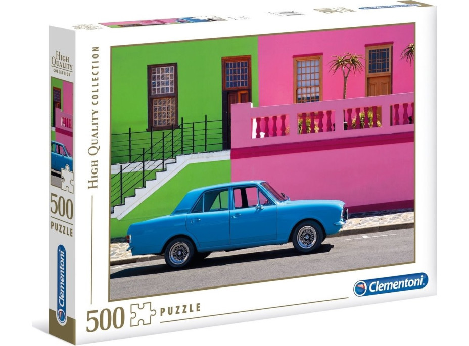 CLEMENTONI Puzzle Modré auto 500 dílků