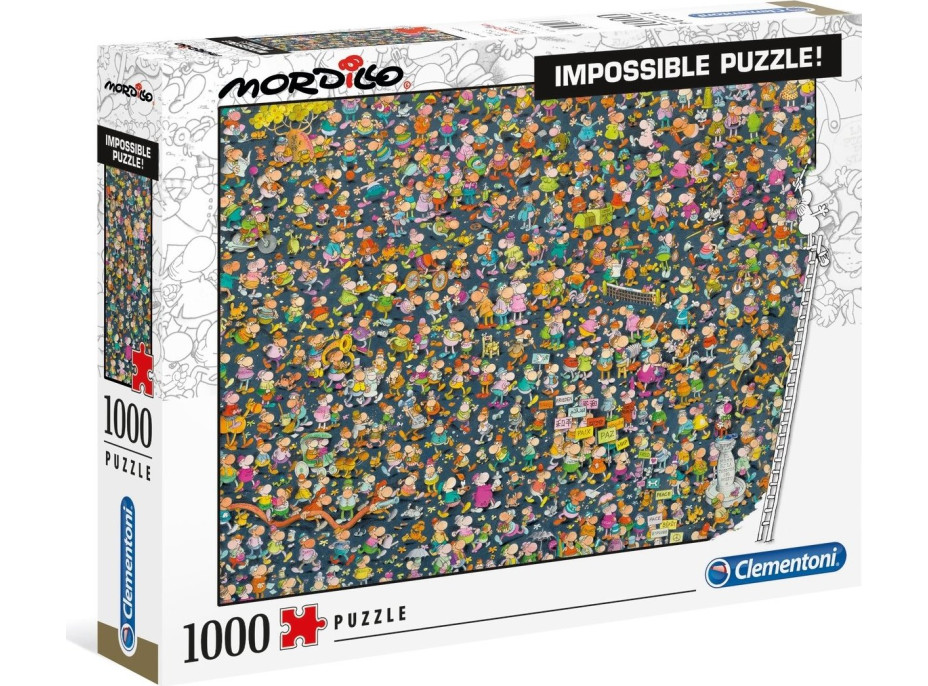 CLEMENTONI Puzzle Impossible: Mordillo 1000 dílků