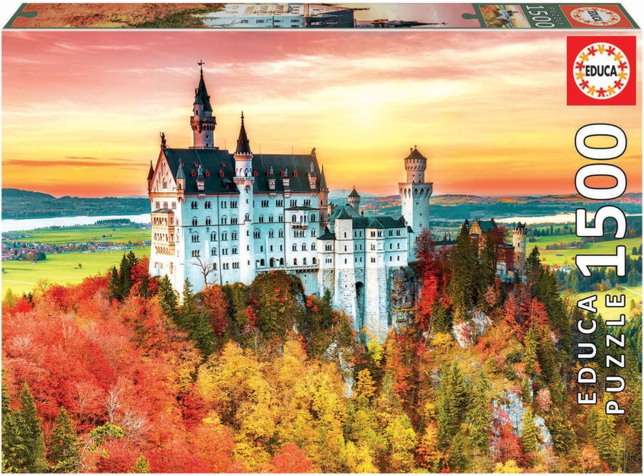 EDUCA Puzzle Podzim v Neuschwansteinu 1500 dílků