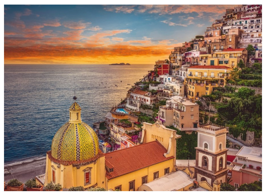 CLEMENTONI Puzzle Positano, Itálie 1000 dílků