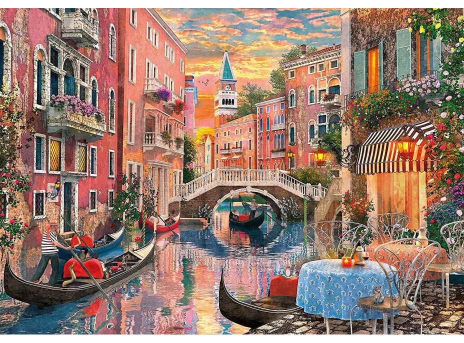 CLEMENTONI Puzzle Západ slunce v Benátkách 6000 dílků
