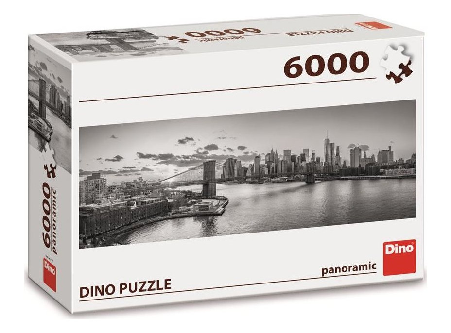 DINO Panoramatické puzzle Manhattan, New York, USA 6000 dílků