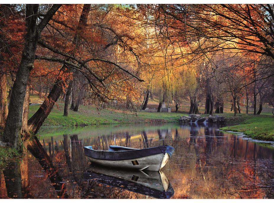 EDUCA Puzzle Loď na jezeře 2000 dílků