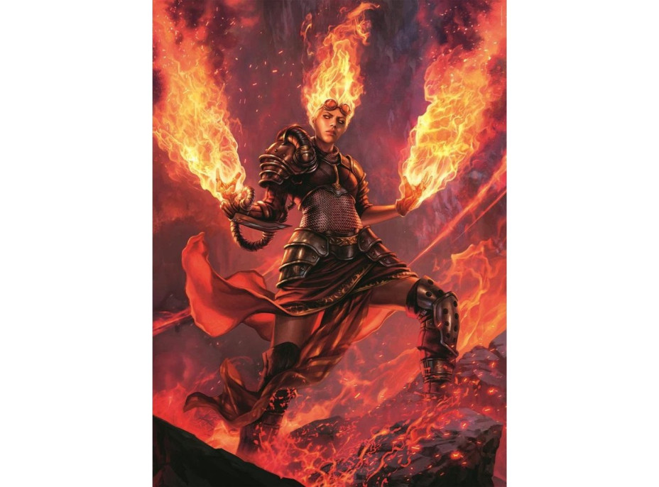 CLEMENTONI Puzzle Magic The Gathering: Oheň 1000 dílků
