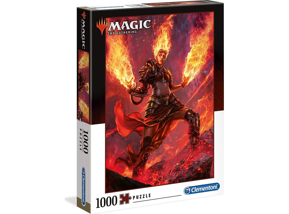 CLEMENTONI Puzzle Magic The Gathering: Oheň 1000 dílků