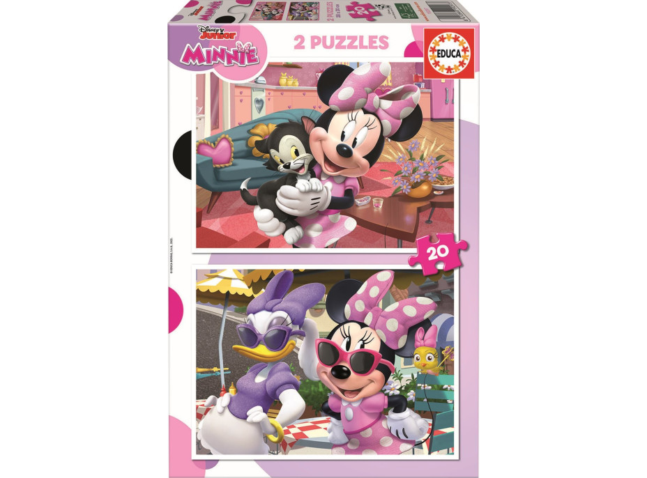 EDUCA Puzzle Minnie 2x20 dílků