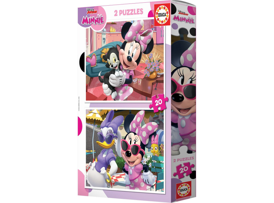 EDUCA Puzzle Minnie 2x20 dílků