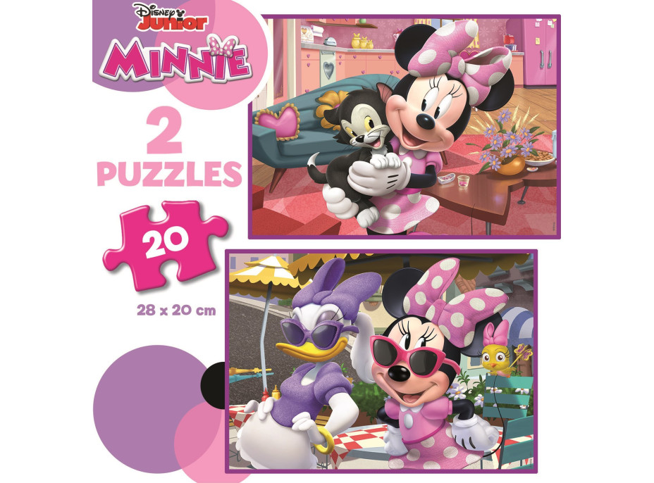 EDUCA Puzzle Minnie 2x20 dílků