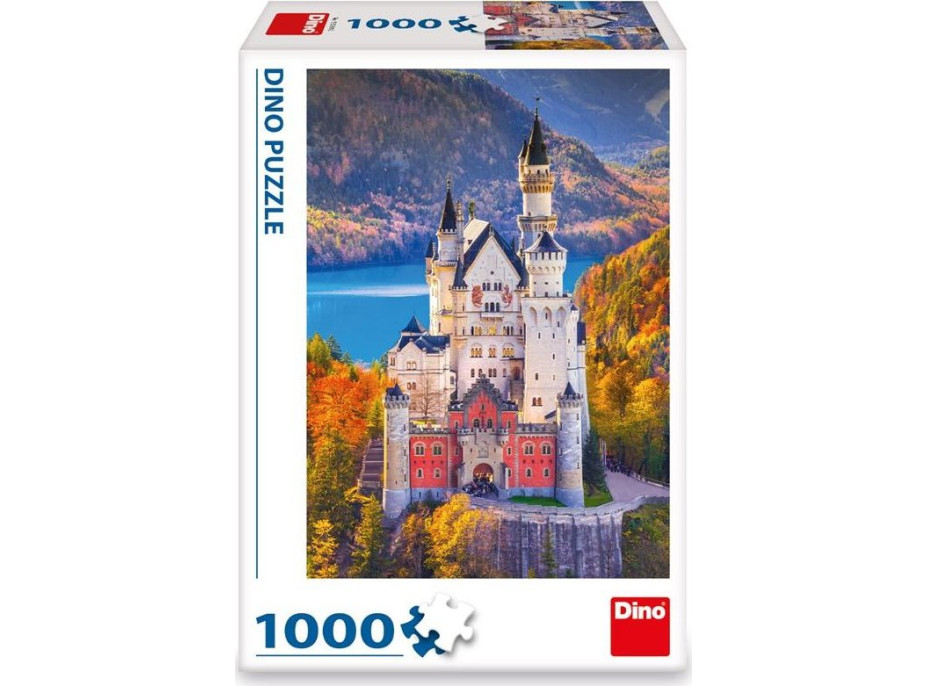 DINO Puzzle Zámek Neuschwanstein 1000 dílků