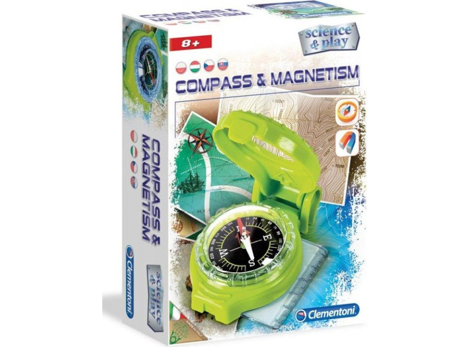 CLEMENTONI Science&Play: Kompas a magnetismus