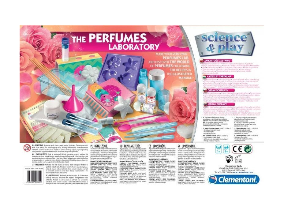 CLEMENTONI Science&Play: Laboratoř na výrobu parfémů