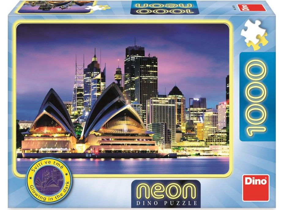 DINO Svítící puzzle Opera v Sydney 1000 dílků